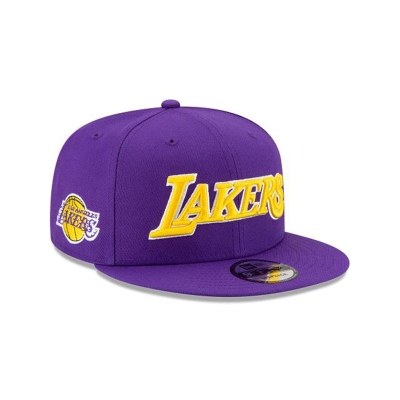 Purple Los Angeles Lakers Hat - New Era NBA Statement Edition 9FIFTY Snapback Caps USA5269143